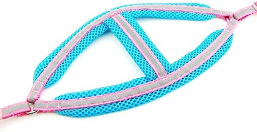 Dog cat sling vest reflective breathable mesh pet products dog leash adjustable collar small dog small dog walking at night
