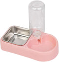 Double Pet Water Feeder Creative Water Dispenser for Dogs and Cats Unique Non-tip Design Smooth for Easy Cleaning Automatic Drinking Tool for Home and Pet Shops