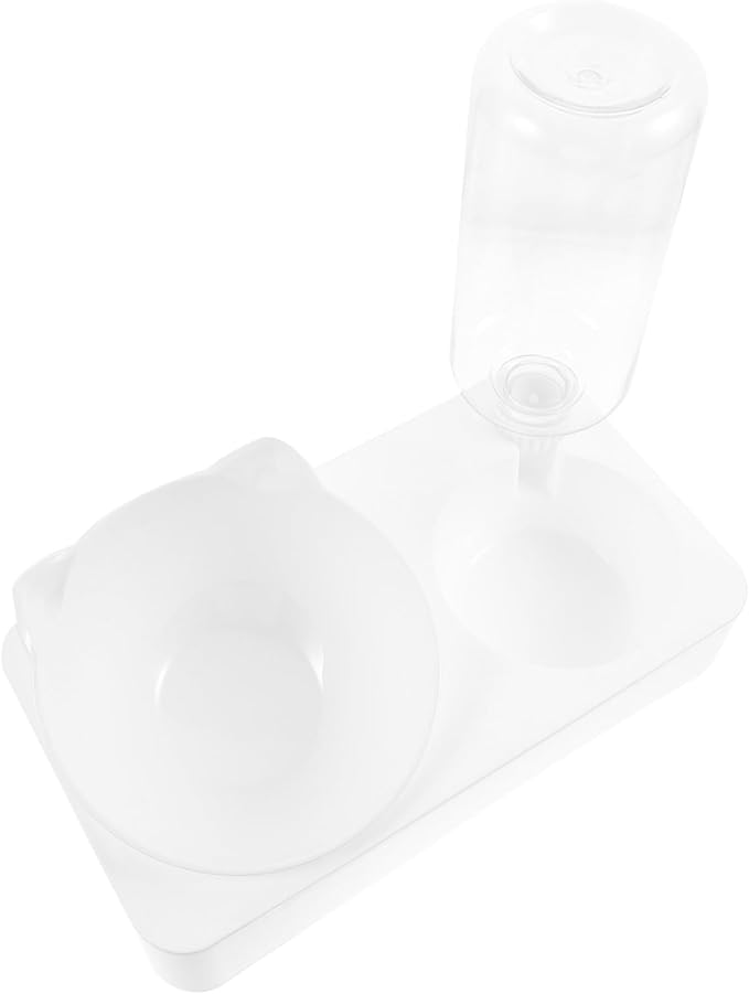 Kisangel Cat Water Dispenser Pet Feeder Automatic Food Dispenser 500ml Pet Accessories Slow Eating Bowl Random Style