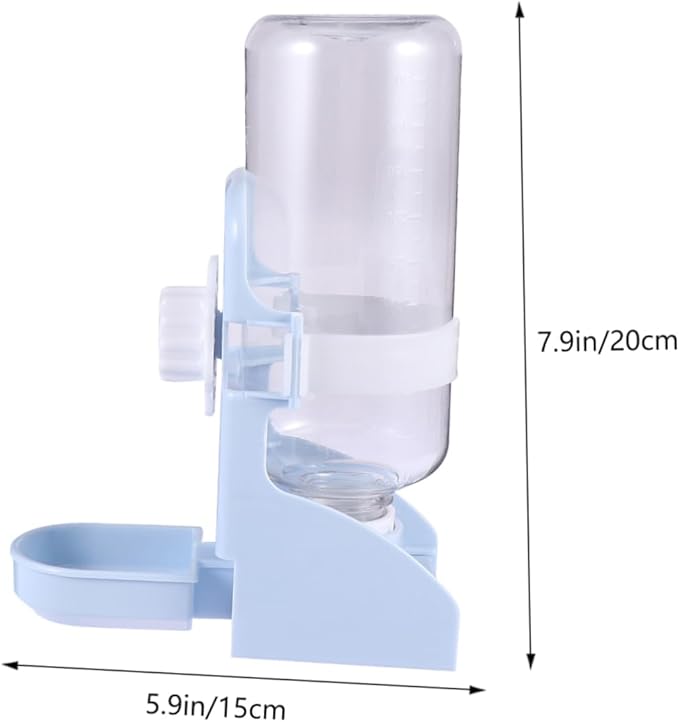 Happyyami 1pc Hanging Pet Water Feeder for Dogs and Cats Automatic Water Dispenser Station Leak Design for Indoor and Outdoor Use
