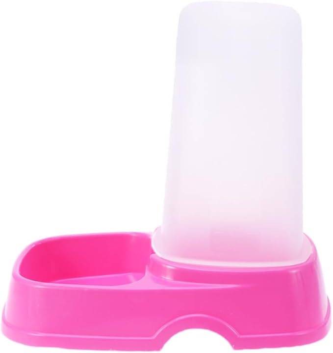 2pcs Cat Auto Feeder Automatic Dog Feeder Pet Automatic Safe Plastic Removable Bottle Ideal for Single or Multiple Pets