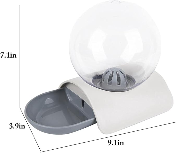 Dog Bowls Cat Bowls Pet Automatic Feeder Dog Cat Drinking Bowl for Dog Water Drinking Cat Feeding Large Capacity Dispenser Cat Dog Pink