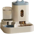 Pet Automatic Gravity Feeder & Water Dispenser 2-in-1 Large Capacity Anti-Clogging Design Suitable for Cats, Dogs, and Rabbits (Blue)