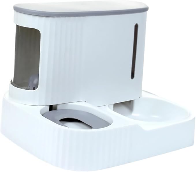 Pet Automatic Water Dispenser Detachable Bowl Food-Grade Water Bottle Dual-use Feeder for Dogs and Cats Easy to Random