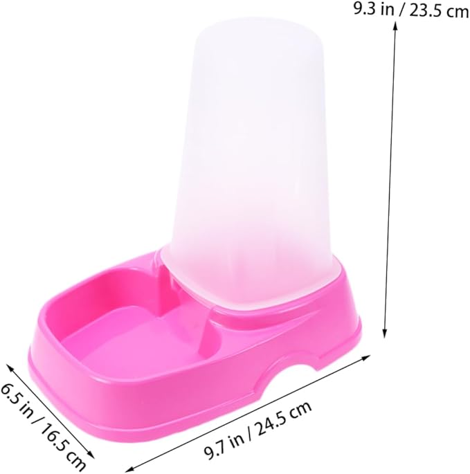 2pcs Cat Auto Feeder Automatic Dog Feeder Pet Automatic Safe Plastic Removable Bottle Ideal for Single or Multiple Pets