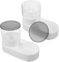 2pcs Automatic Feeder Dispenser for Cats Dogs Self-Filling Water and Food Bowl Lightweight Break-Resistant Pet Supply