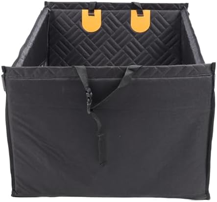 Dog Car Seat Breathable Mesh Oxford Fabric Easy Install Safe Travel for Small Medium Dogs Black