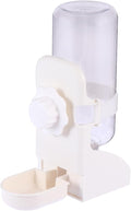 Hanging Gravity Waterer 500Ml Automatic Pet Water Feeder Large Capacity White for Dogs and Cats