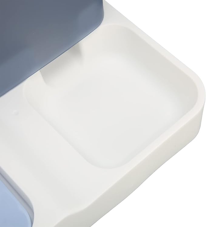 Automatic Cat Feeder Simple Clear Large Capacity 2 in 1 Pet Food Feeder and Water Dispenser for Cats Dogs Blue Professional Accessories for Use