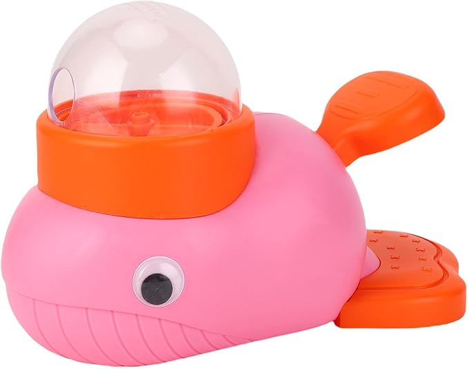 Dog Treat Dispenser Toy, Interactive Enrichment Puzzle Toy with Automatic Feeding and Large Capacity Slow Feeder for Dogs and Cats (Pink)