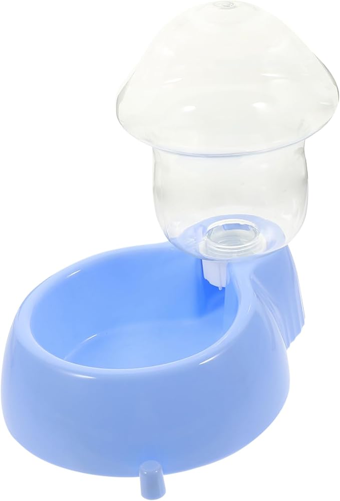 Happyyami 1 Set Automatic Pet Water Dispenser Practical Cat Dog Water Feeder for Young Pets Capacity Compact Design Convenient Drinking Fountain Blue