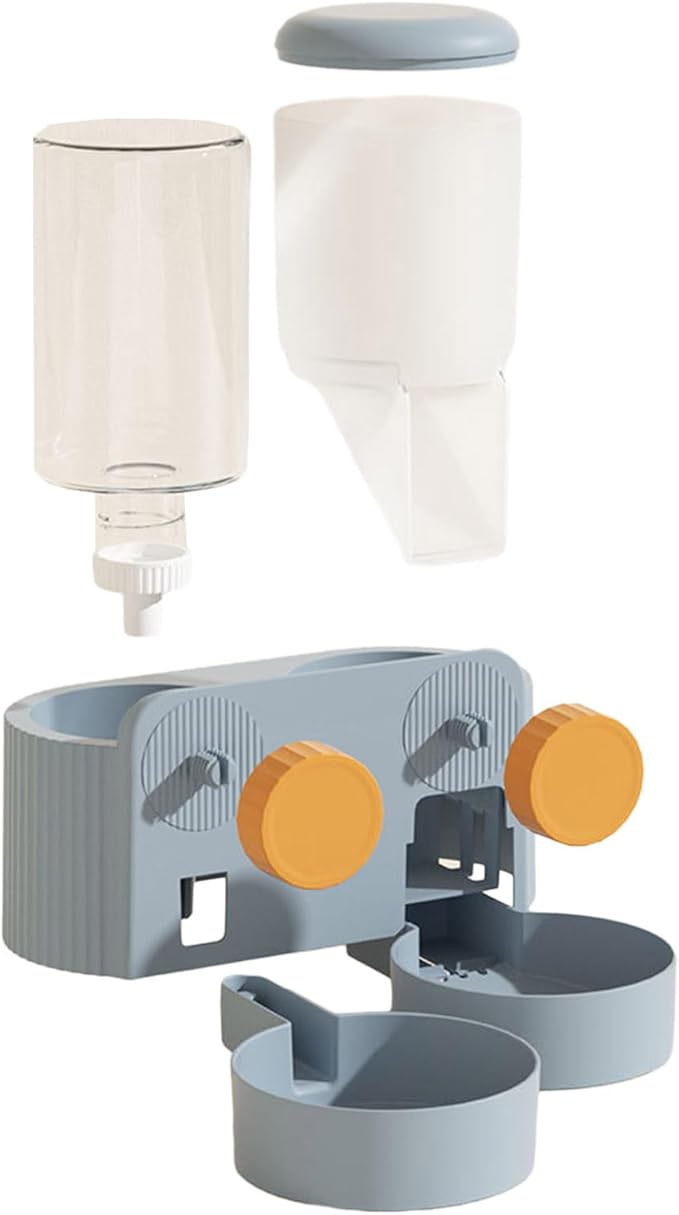 Water Feeder Water Dispenser Feeding Watering Cage Mount Automatic Food Automatic Hanging Pet Cage Bowl Food & Water Feeder