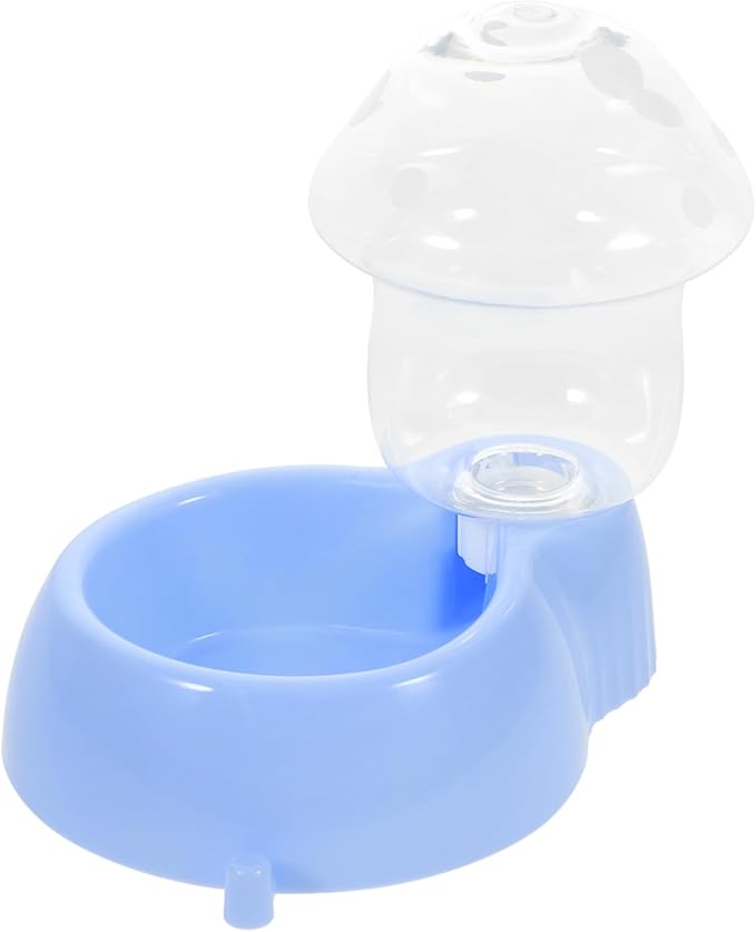 Automatic Cat and Dog Water Dispenser Gravity Feeder Durable Mushroom-Shaped Water Bowl for Pets Easy to Clean Safe Material for Home Use