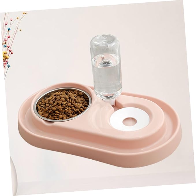 Automatic PET Water Feeder for Dogs and Cats Sturdy Plastic Water Dispenser Dual Use Design for Small Pets Easy to Clean and Refill