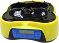 feeders Yellow 1.6L pet Dog cat Intelligent Automatic Feeder Timing quantitative Food Dualuse Water Dispenser 4 Meals recordable Battery Bowl Tray