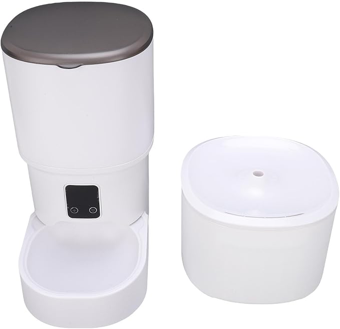 Smart Pet Food Dispenser Multifunctional Food Feeder and Waterer WiFi Remote Feeding Machine for Cat Dog