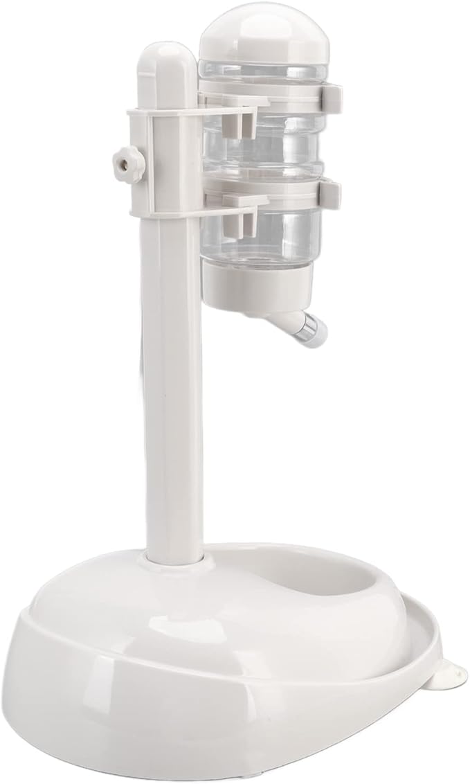 Zerodis Pet Bowl Water Dispenser Automatic Feeders Gravity Waterer Automatic Prevent Slip Detachable Feeder Adjustable Dog Standing for Puppy Cat Pet Bowl Water Dispenser Large Capacity