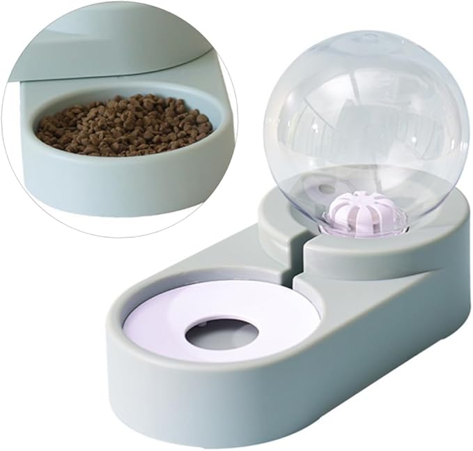 Automatic PET Water Feeder Double Bowl System Cat and Dog Water Dispenser Plastic Easy to Clean Suitable for Indoor and Outdoor Use