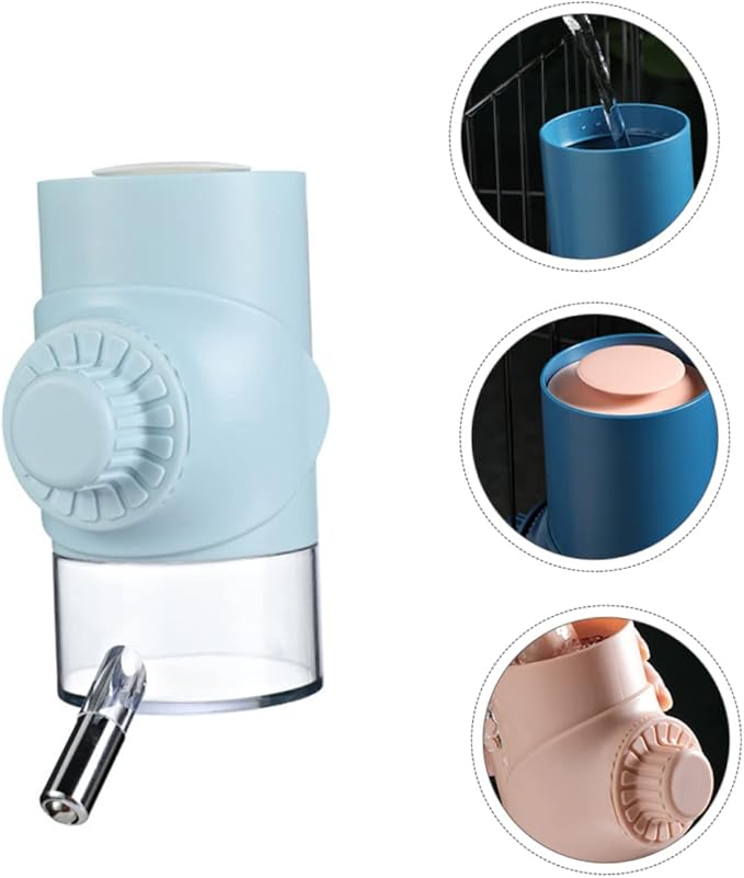 Water Dispenser Automatic Feeder for Pets No Leak Hanging Water Bottle Random Color