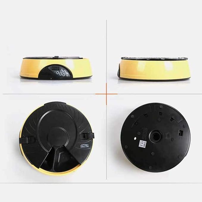 feeders Six Meals pet Automatic Feeder Recording LCD Display Timing quantitative cat and Dog Automatic Feeding Machine