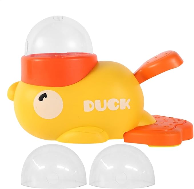 Dog Treat Toy - Cat Food Dispenser | Treat Dispenser Dog Toy | Duck Dogs Treat | Interactive Pet Automatic Feeder Toy | Duck Shape Cat Feeders for Entertainment