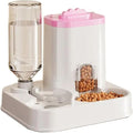 Compatible for Large Capacity Automatic Pet Feeder and Water Dispenser, Suitable for Cats and Dogs(Pink)