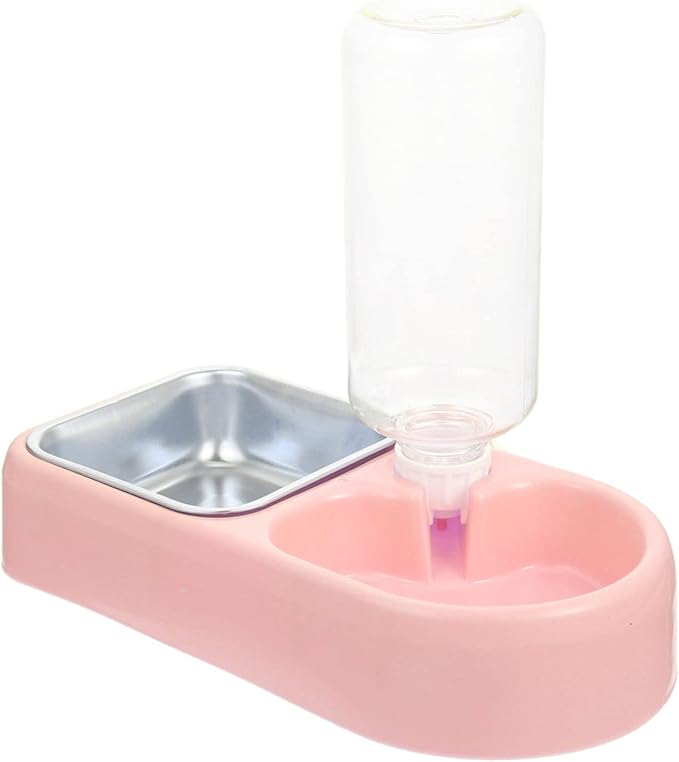 1set Automatic Pet Feeder Detachable Cat Bowls Dual Food and Water Dispenser for Dogs and Cats Convenient Hanging for Easy Monitoring and Refilling