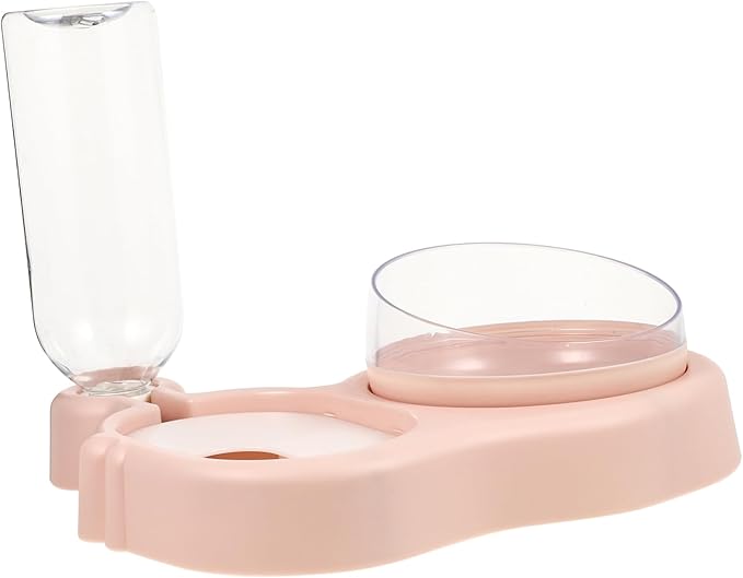 1pc Automatic Pet Water Feeder Dual Bowls Non- Design for Cats and Dogs Easy to Pet Supply for Home Use