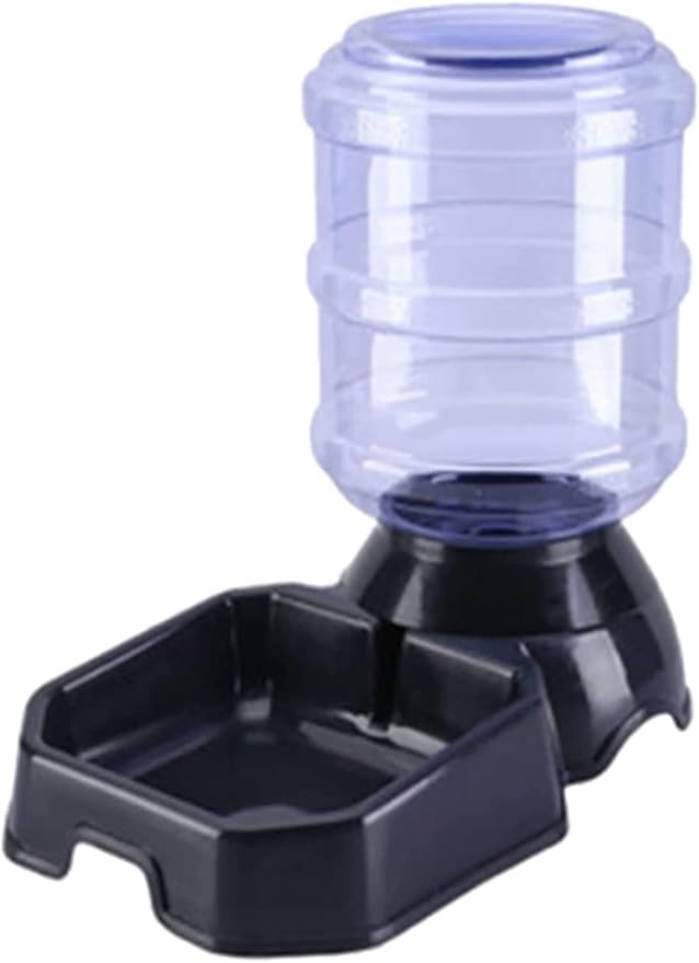 Dispenser Practical 3.8L Unplugged Automatic Pet Feeder Large Capacity Water Food Holder Dog Drinking Bowl Pet Gravity Water and Food Dispenser Supply Accessories cat Fountain (Water dispensers)