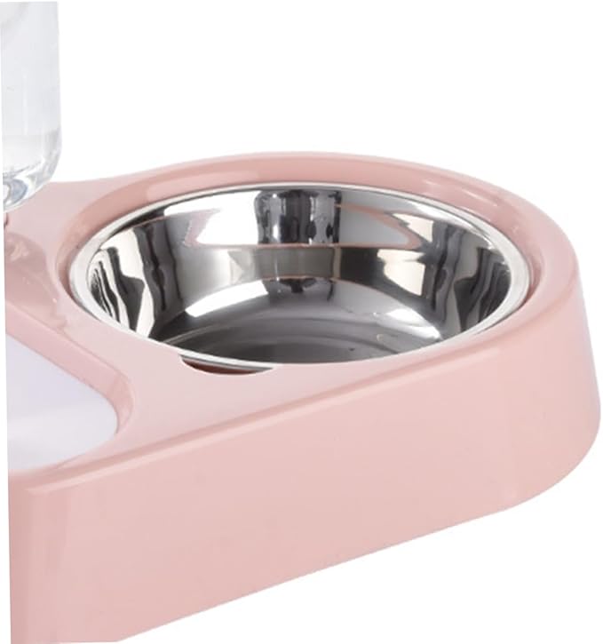 HANABASS Automatic Dog Water Bowl Elevated Pet Feeder Double Bowl Pet Water Feeder for Cats Dogs