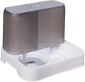 Automatic Cat Feeder, Cat Auto Feeder Dog Feeders, Cat Feeder Automatic, Automatic Dog Food Dispenser, Large Capacity Water Dispenser, Pet Food Dispenser, Food Bowl Pet Supplies (Gray)