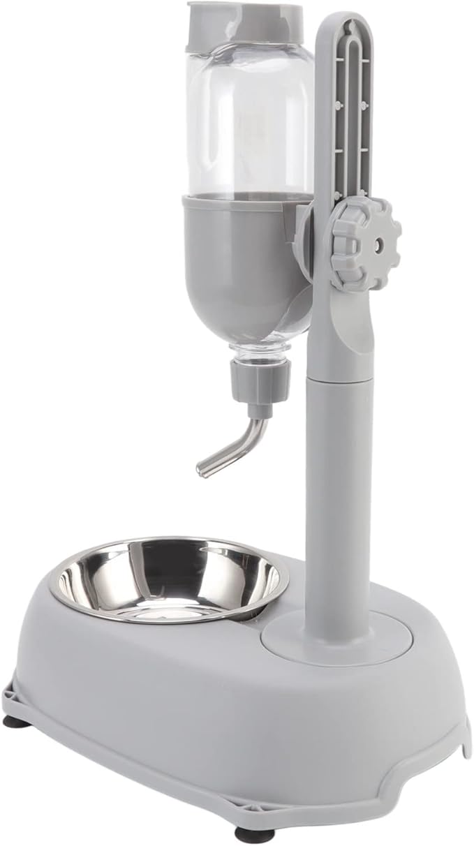 Automatic Dispenser Dog Bowl Dispenser Dog No Drip Dogs with Stand Small Bowl Pet Standing 500ml Multifunctional Detachable Height