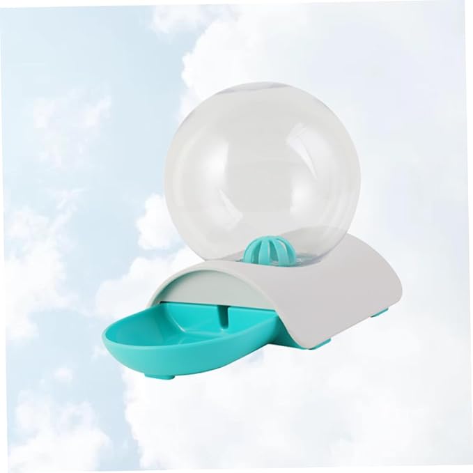 HANABASS Automatic Pet Water Dispenser Smooth Drinking Bowl for Cats and Dogs Blue Unique Design Prevents Spills for Home Decor Easy to Clean