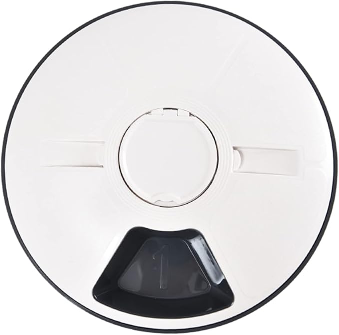 BESPORTBLE Timed Auto PET Feeder 6-Meal Automatic PET Food Bowl for Cats and Dogs Adjustable Portion Control