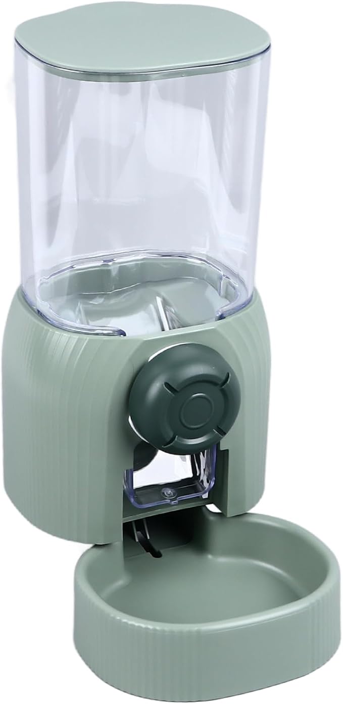 Hanging Automatic Food Dispenser, Large Capacity Hanging Cage Automatic Small Pet Food Dispenser, Automatic Replenish Pet Feeder for Cat Dog Hamster Bunny