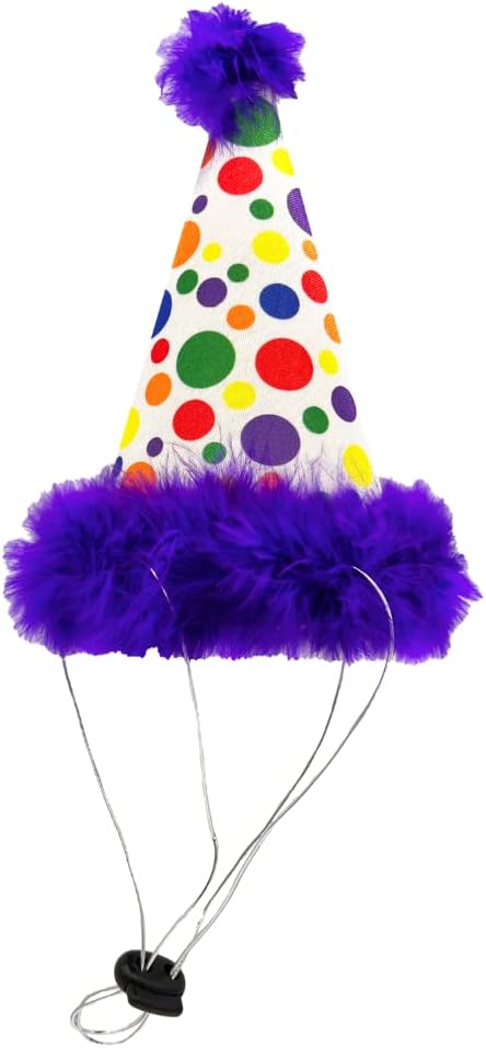 Huxley & Kent Pet Party Hat | Happy Barkday (Small) | Birthday Hat for Dogs and Cats | Adjustable Strap for Comfort and Stability | Perfect for Birthday Party, Adoption Celebration or Gotcha Day