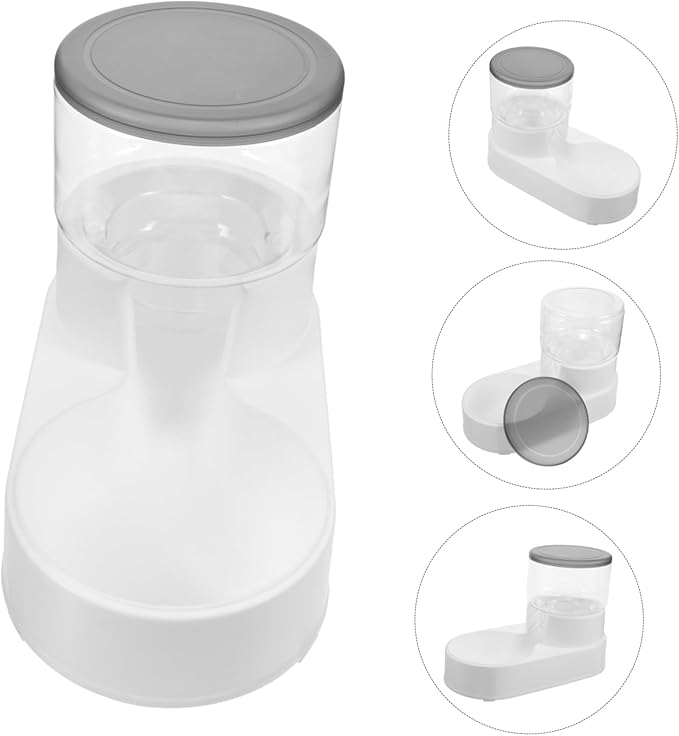 Automatic Pet Feeder Dog Cat Feeder Bowl Dispenser Capacity Easy to Clean Compact for Pet Food Dispenser