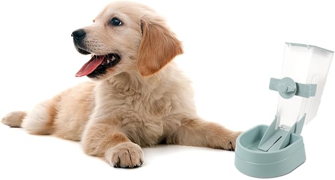Happyyami Dog Feeder Pet Feeder Hanging Feeder Pet Food Dispenser Rabbit Water Bowl Dog Hanging Bowl Self Puppy Bowl Puppy Feeder Puppies Dog Food Pet Supplies Water Dispenser Pet Bowl PVC