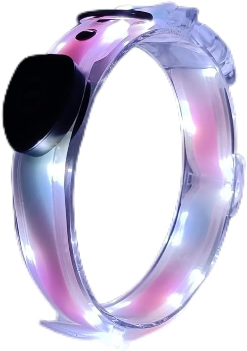 Dog Collar, Waterproof Lighted Safety Collar for Small Medium Large Dogs