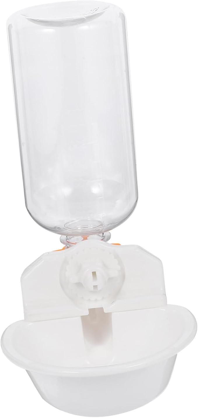 Automatic Pet Water Feeder for Cats Dogs and Pigeons Hanging Cage Drinking Tool White Ideal Portable Pet Drinking Water Dispenser for Indoor and Outdoor Use