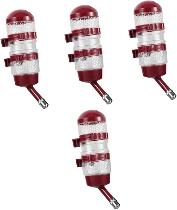 VANZACK 4pcs Pet Water Dispenser for Dogs and Cats Automatic Hanging Feeder Easy to Install for Cages Prevents Spills and Keeps Pets Hydrated
