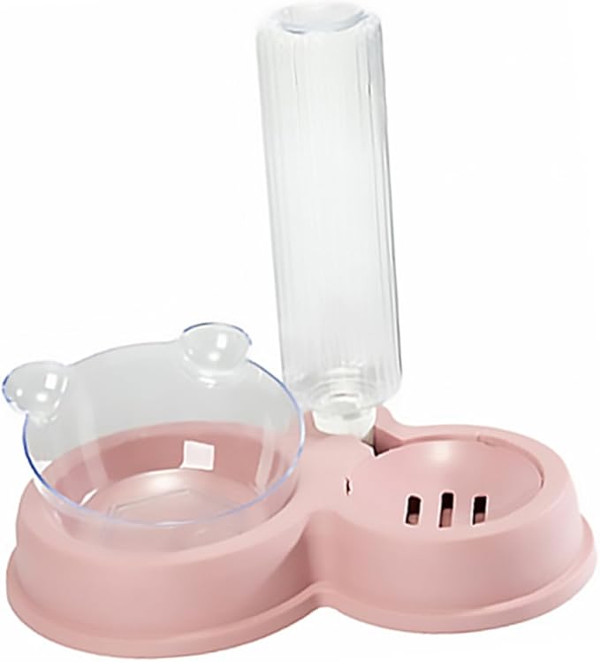 DOITOOL Ergonomic Cat Feeding Bowl Pet Water Bowl Spill Design Non-Slip Bottom for Easy Cleaning
