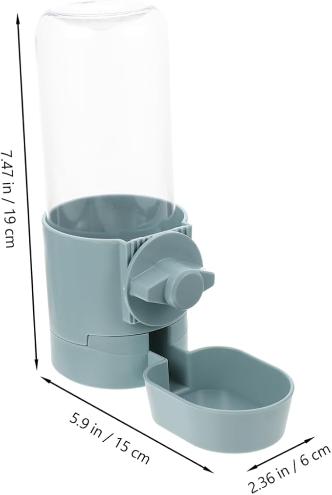 VANZACK Pet Automatic Waterer Dispenser Hanging Water Feeder for and Capacity Spills Easy to Use and Refill