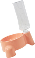 Elevated Pet Feeders with Removable Bottle 500ml Automatic Water Dispenser Cat Dogs