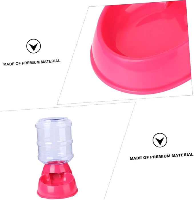Happyyami Drinking Fountain Drinking Water Basin Water Bowl Automatic Feeding Device Pet Food Bowl