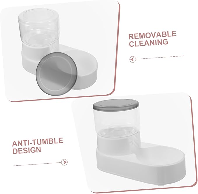 Automatic Pet Feeder Dispenser for Dogs and Cats Self-Filling Food Bowl Convenient and for Pet Feeding -Spill Design