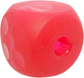 Kruuse Buster Soft Cube – Large, Magenta/Red – Quiet Treat Dispensing Puzzle Toy for Small Dogs – Interactive Slow Feeder for Mental Stimulation & Indoor Enrichment