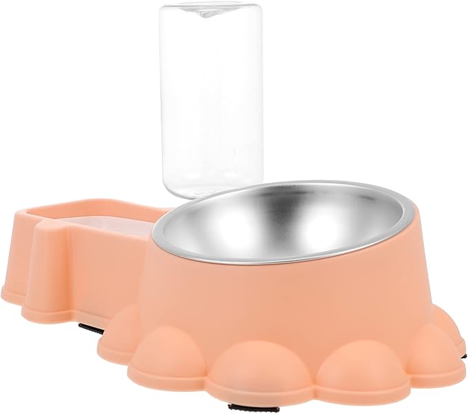 Mipcase Automatic Pet Food and Water Dispenser Bowl Feeding for Dogs and Puppies Compact and Non- Design Easy to Use Water Kettle