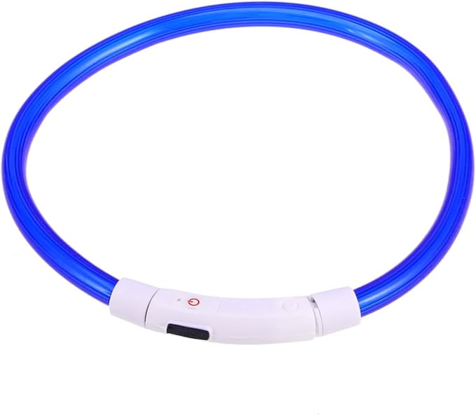 Led Collar Light Rechargeable Dog Collar Lights Night Vision Pet Accessory