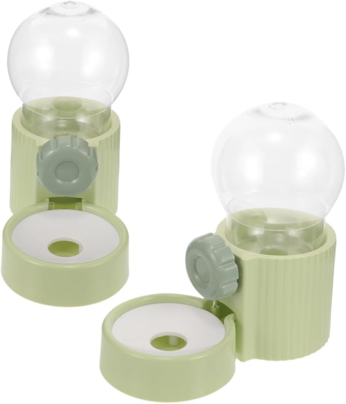 VANZACK 2pcs Hanging Automatic Water Dispenser for Pets Dog and Cat Water Feeder Spills Comfortable Drinking Angle for Like Kittens Puppies and
